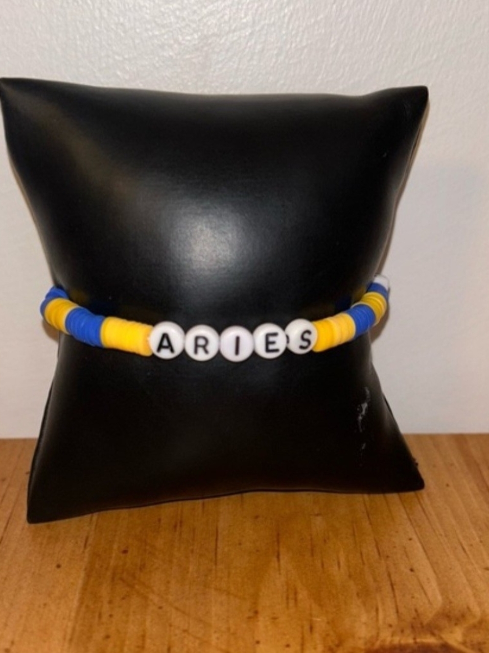 Zodiac Sign 'Aries' Inspired Handmade Clay Beaded Bracelet